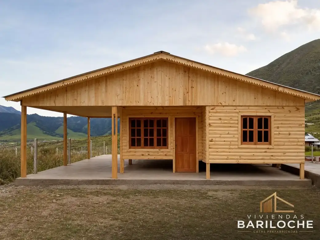 Casa de 36 m² con galería y porche